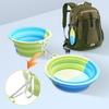 Foldable 380ml Easy Storage Dogs Water Bowl Travel Friendly Dish with Secure Clip Perfect for Small and Medium Pet