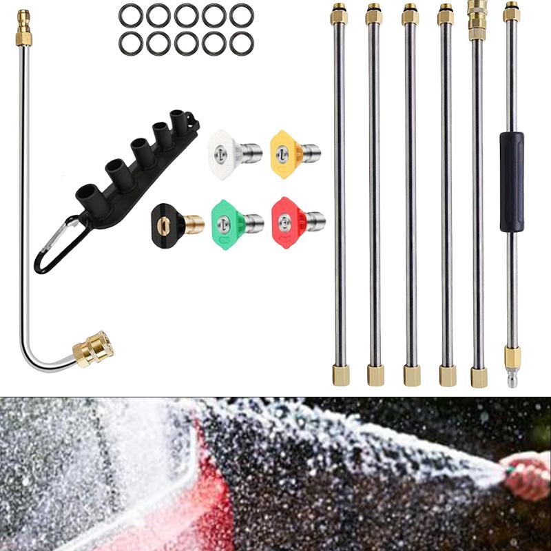1sets Wireless High Pressure Cleaner Tools Car Washing Tool With Extended Bar Kit With Nozzle Outdoor Gardening Sprayer Tools