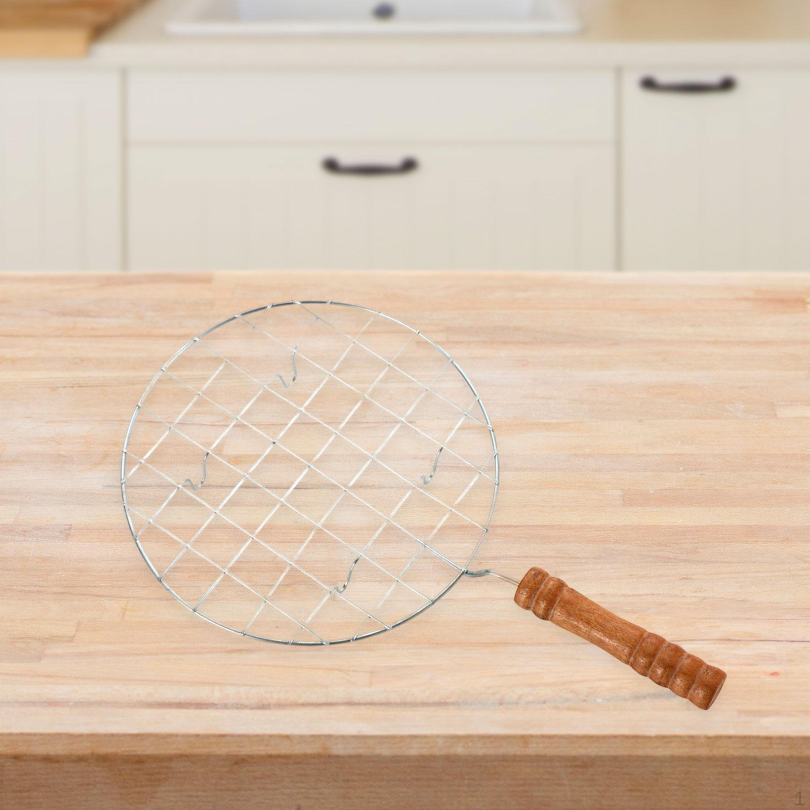 Cooling Rack for Outdoor Stainless Steel Wire wood handle