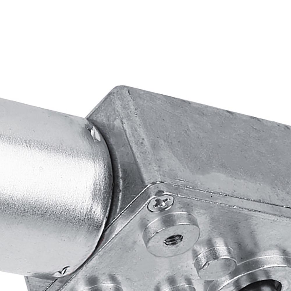 DC 12V Worm Gear Motor Double Shaft Geared Motor Universal Self Locking Motor Industrial Machinery