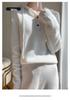 Women's Cashmere Hooded Knit Sweater - Autumn/Winter Collection, Loose Fit, Short Pullover Hoodie.