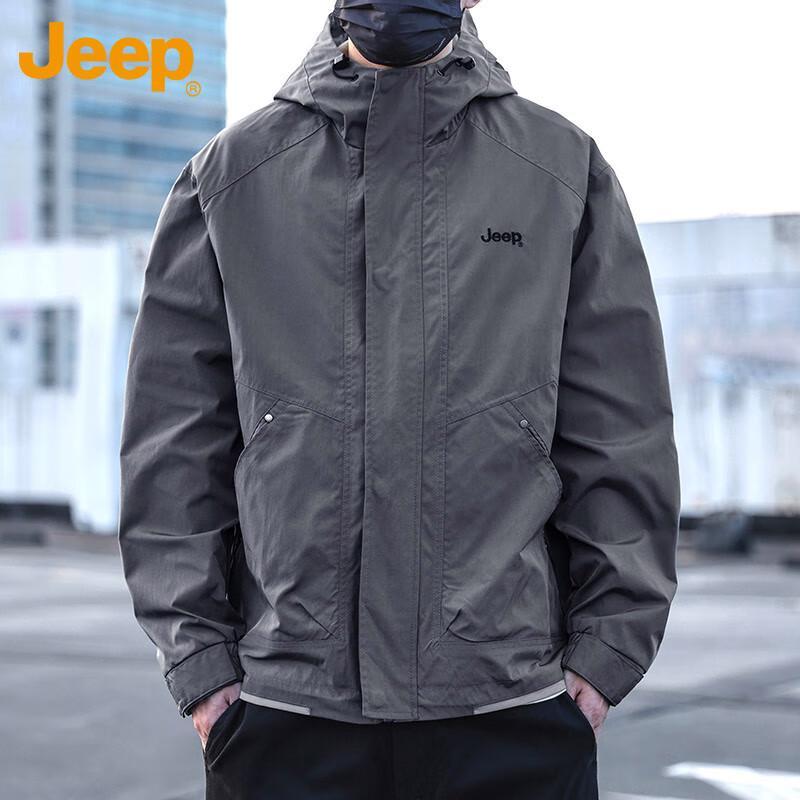Jeep Men's Hooded Casual Jacket