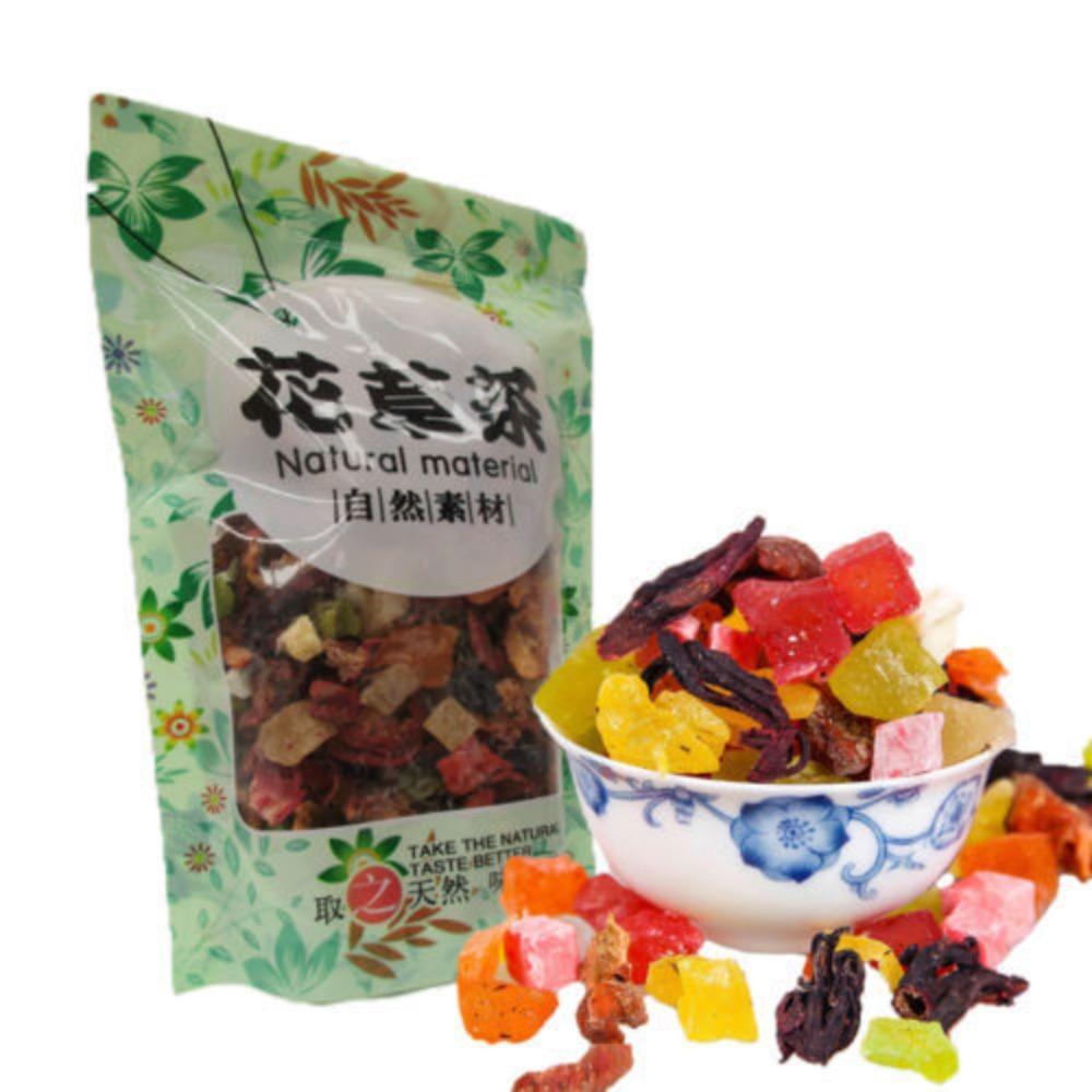 Organic Fruit Tea Herbal Blend Natural Energy Drink 100g 01