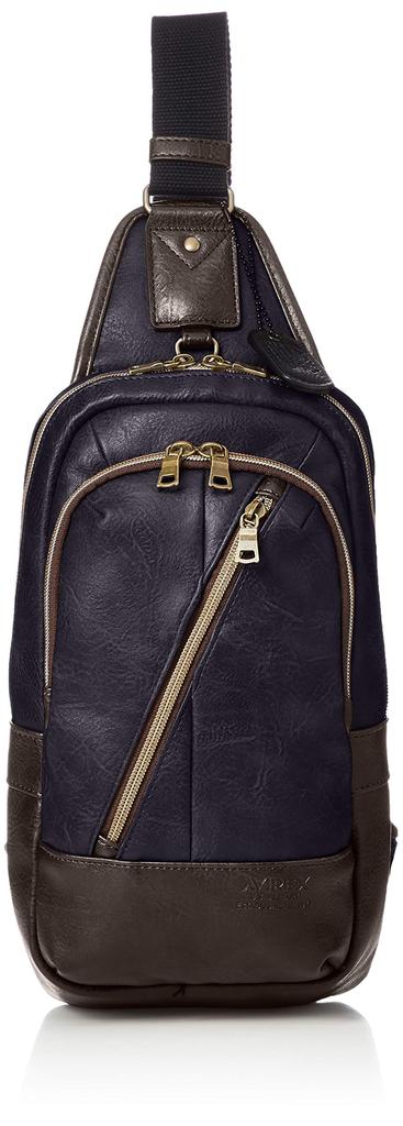 Vintage One Shoulder Bag AX2031 Navy [Avirex]
