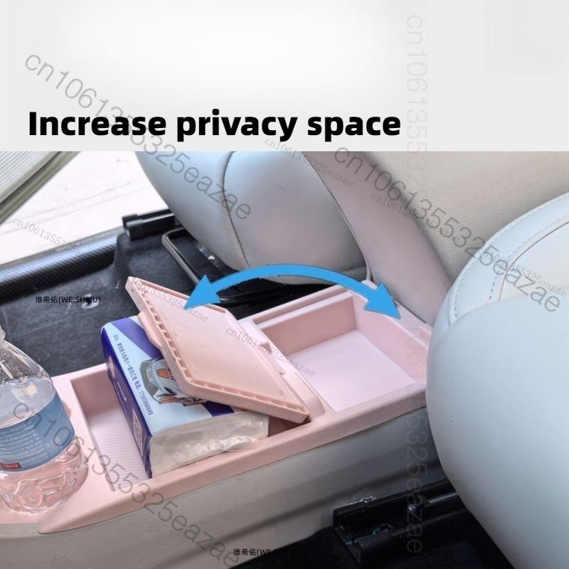 For Geely EX2 Xingyuan 2026 2027 Central Control Storage Box Storage Accessories Water Cup Holder Tissue Box Interio Accessories