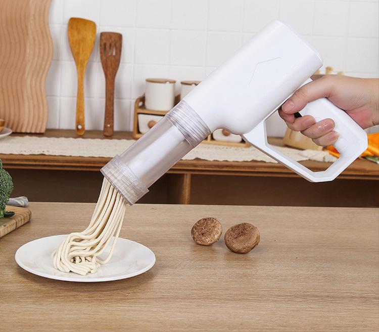 Tragbarer Kabelloser Automatischer Nudelbereiter: Kompakte elektrische Teigpresse für einfache hausgemachte Nudeln