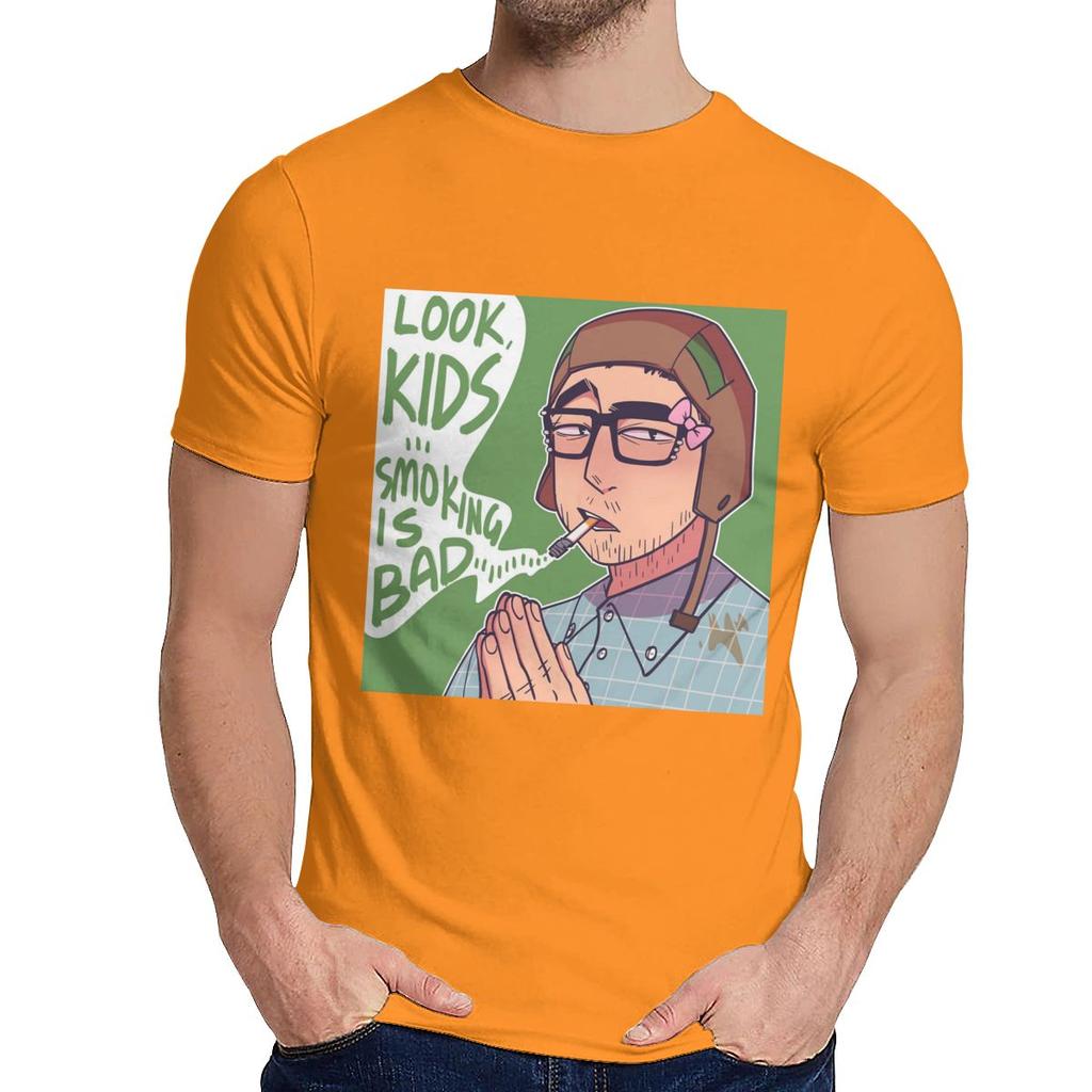 Crewneck Filthy Frank Smoking Tee Shirt Vintage Male Cotton T Shirt Plus Size