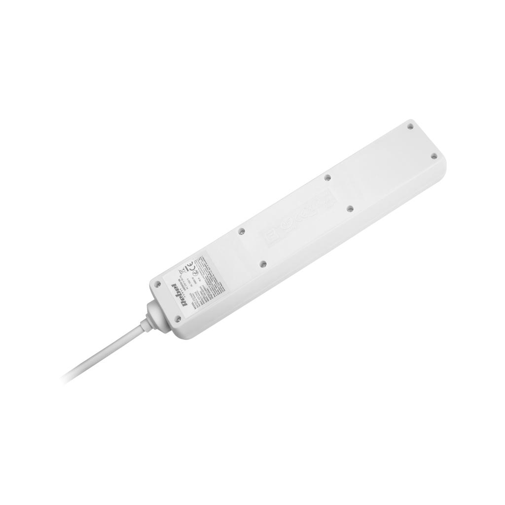 Rebel 5m 5-socket Power Strip Extension Cord