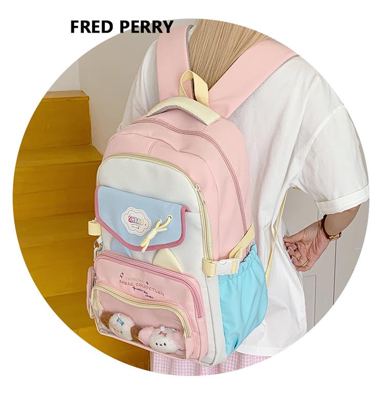 Japanese Style Sweet Anime Girl's Candy Color Lightweight Ita Backpack