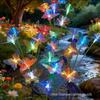 Solar Butterfly Fiber Optic Light - Waterproof Outdoor Garden Decoration
