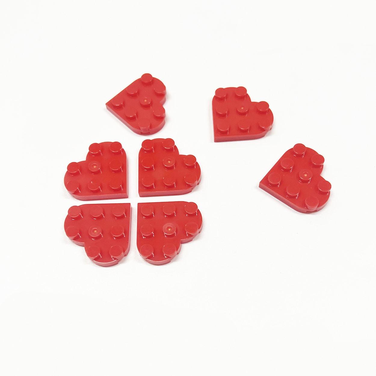 Activating Toys Light Green 39613 Round 3 X 3 Heart Bricks Collections Bulk Modular Gbc Toys For Technical Moc Diy Buildings Blocks Compatible