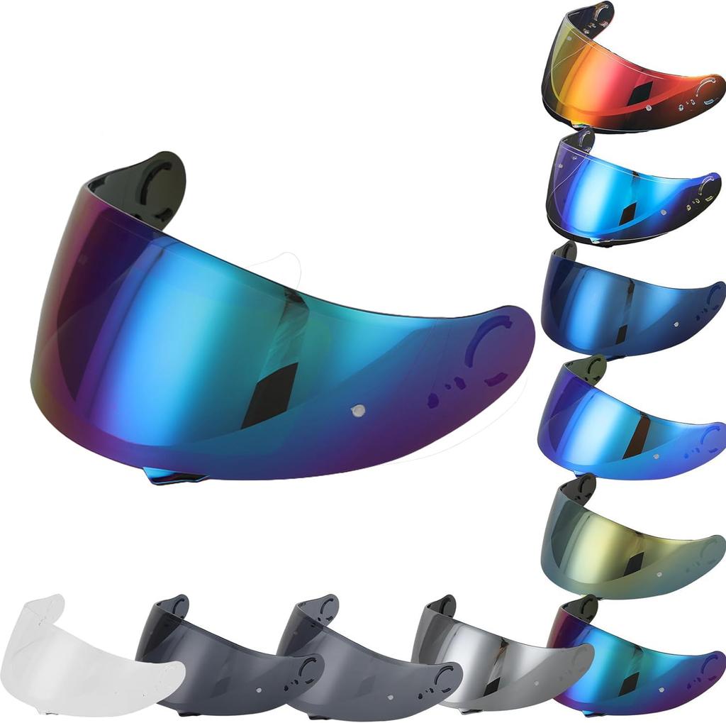 Motorcycle Helmet Shield, Mirror, GT-AIR GT-AIR2 Common Shield, Stylish, 11 Colors Selected, Easy Installation,