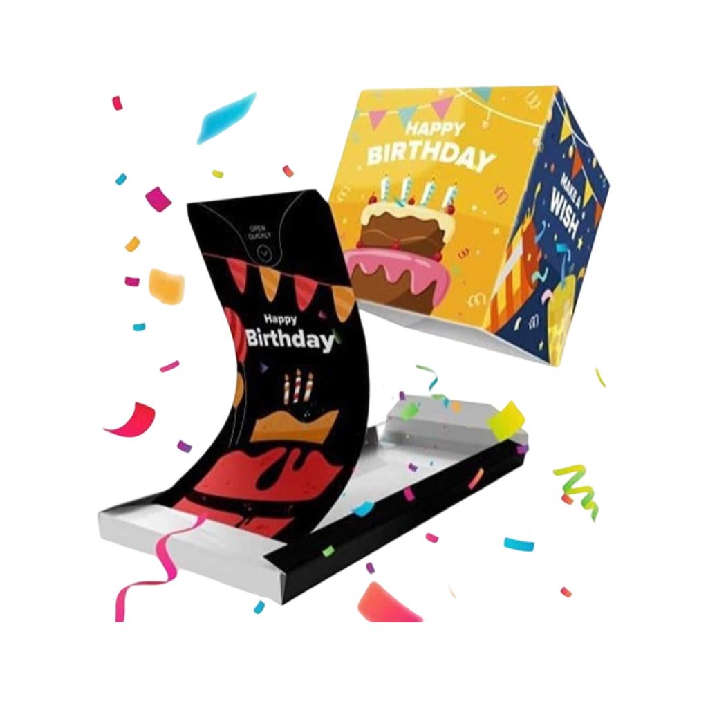 Jumping Box Surprise -up Gift Box - Birthday Surprise With Confetti, Explosion Box For Adults & Kids, Celebration Party Surprise