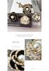 Korean Retro Camellia Pearl Chain Brooch