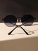 1PCS Fashion Geometric Metal Frame Sunglasses For Women Men UV Protection Daily Life Shades Eyewear Accessories