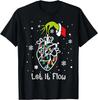 Cardiac Christmas Flow Anatomy Heart Christmas Lights Nurse Unisex T-Shirt