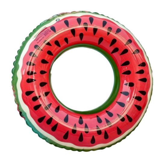 Kids Summer Swimming Ring PVC Thickened Inflatable Leakproof Swim Ring Outdoor Swimming Pool Beach Party Float Tube 60 cm