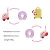 Adorable Kirby Plush Toy With Soft Foam Beads And Reversible U-shaped Pillow