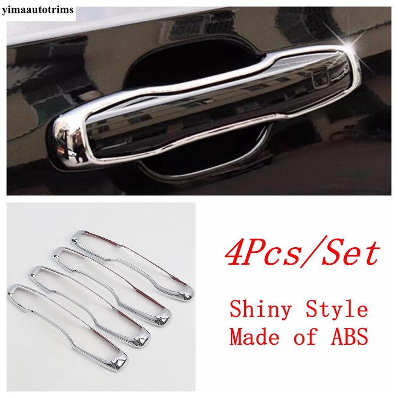 Car Door Handle Frame Decoration Protection Cover Trim ABS Chrome Exterior Accessories For VOLVO XC60 XC90 S90 V90 2018 - 2024