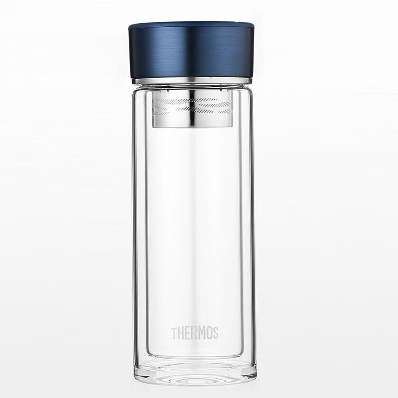 Thermos Double-Wall Glass Tea Infuser Bottle