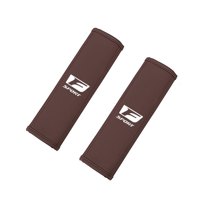 EAV3 2026 Hot Interior Stickers 2Pcs Car Seat Belt Shoulder Cover Safety Belts Cushioning For Lexus F-SPORT ES RX NX LS UX LM LX GX L