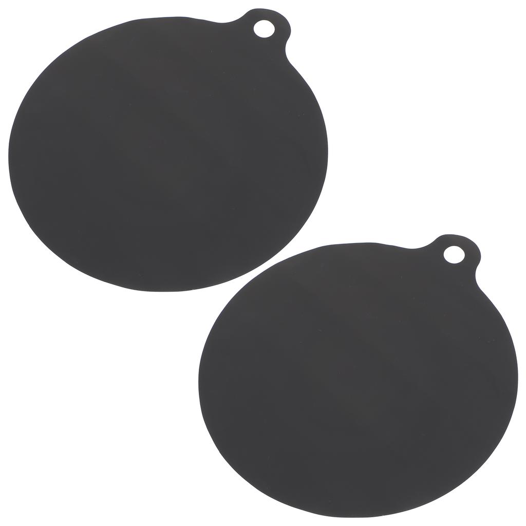 2 Pcs Induction Cooker Silicone Mat Pad Countertop Wear-resistant Heat-resistant Cooking Cooktop Microwave Clean