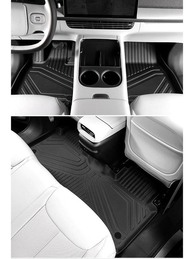 Xiaopeng G6/G7 (2023-25) TPE Car Floor & Trunk Mats with Backrest Protection