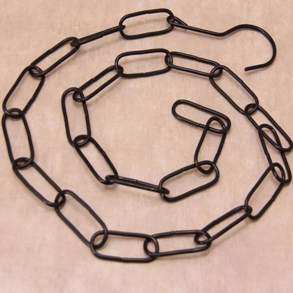 

Высококачественная металлическая подвесная цепь для нескольких предметов одежды с крючком, магазин одежды, многофункциональные вешалки, кольца для показа одежды, Ropa Colgada чёрный