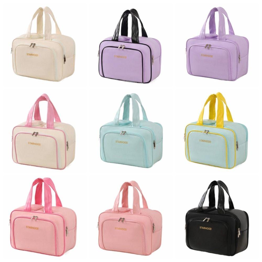 Lightweight Makeup Organizer Large Capacity Cosmetic Container Travel Toiletry Bag Business Trips