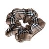 Korean Retro Plaid Scrunchie Hair Tie Headband for Women