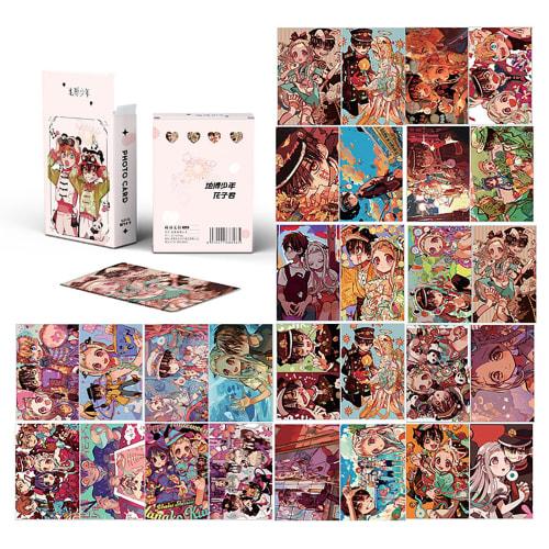 Toilet-Bound Hanako-kun LOMO Cards (50-Pack) Reflective Cards Hanako-kun Yashiro Nene Collectible Goods Gift Birthday Present Souvenir Decor Accessori