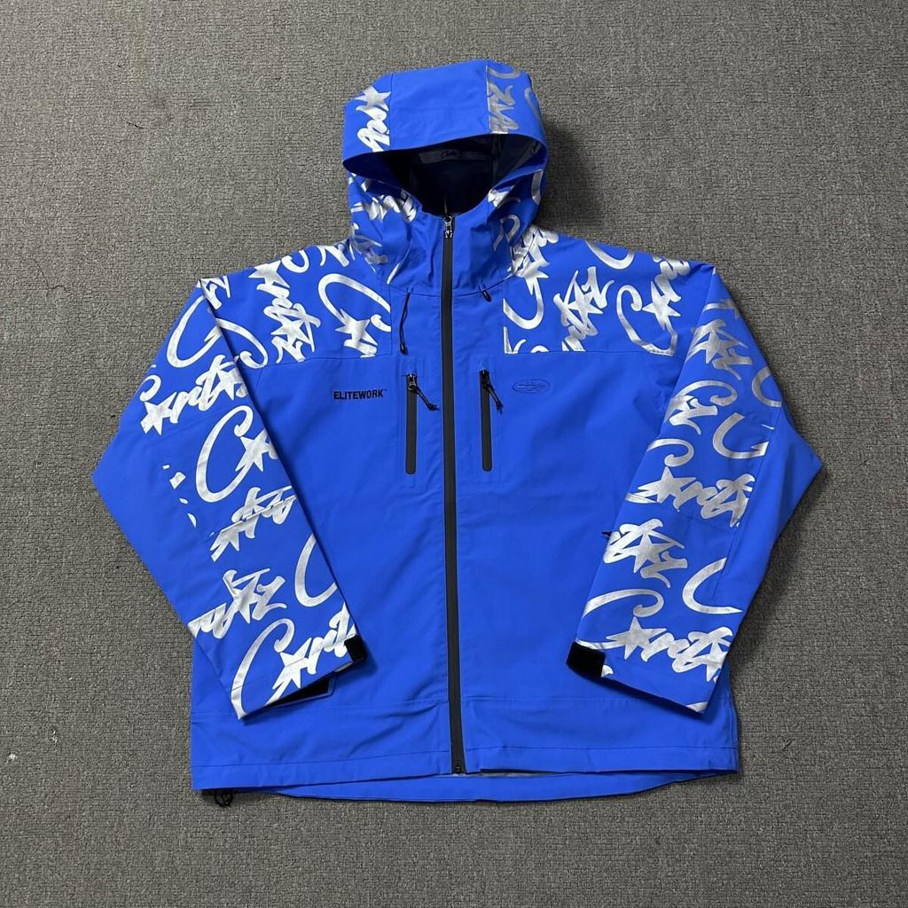 American Trend Demon Island Embroidered Cotton Puffer Jacket - Unisex Casual High Street Style