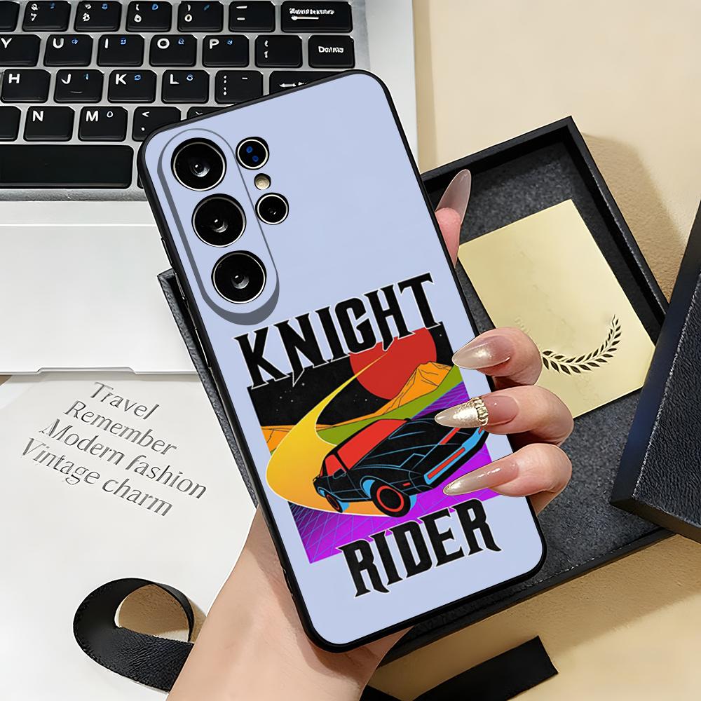 

Cool K-Knight Rider Phone Case For Samsung S26 S25 S24 FE S23 S22 S21 Plus S20 Ultra Note20Ultra Black Soft Shell Galaxy S24 Plus