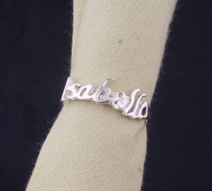 

Кольцо с индивидуальным именем | Кольцо Fancy Name из стерлингового серебра, золота и розового золота | Персональный подарок для мамы | Подарок лучшему другу | Подарок подружке невесты 14 US