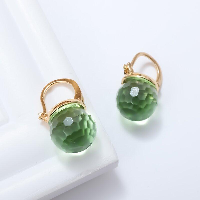 Silver-Plated Hand-Carved Pattern Circle Dangle Earrings for Women Retro Exaggerated Hypoallergenic Earrings Fashion Jewelry