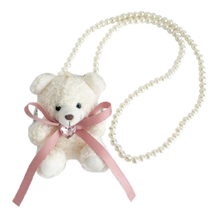 

Bowknot Panda Detachable Mobile Phone Lanyard Neck Strap Mobile Phone Back Clip