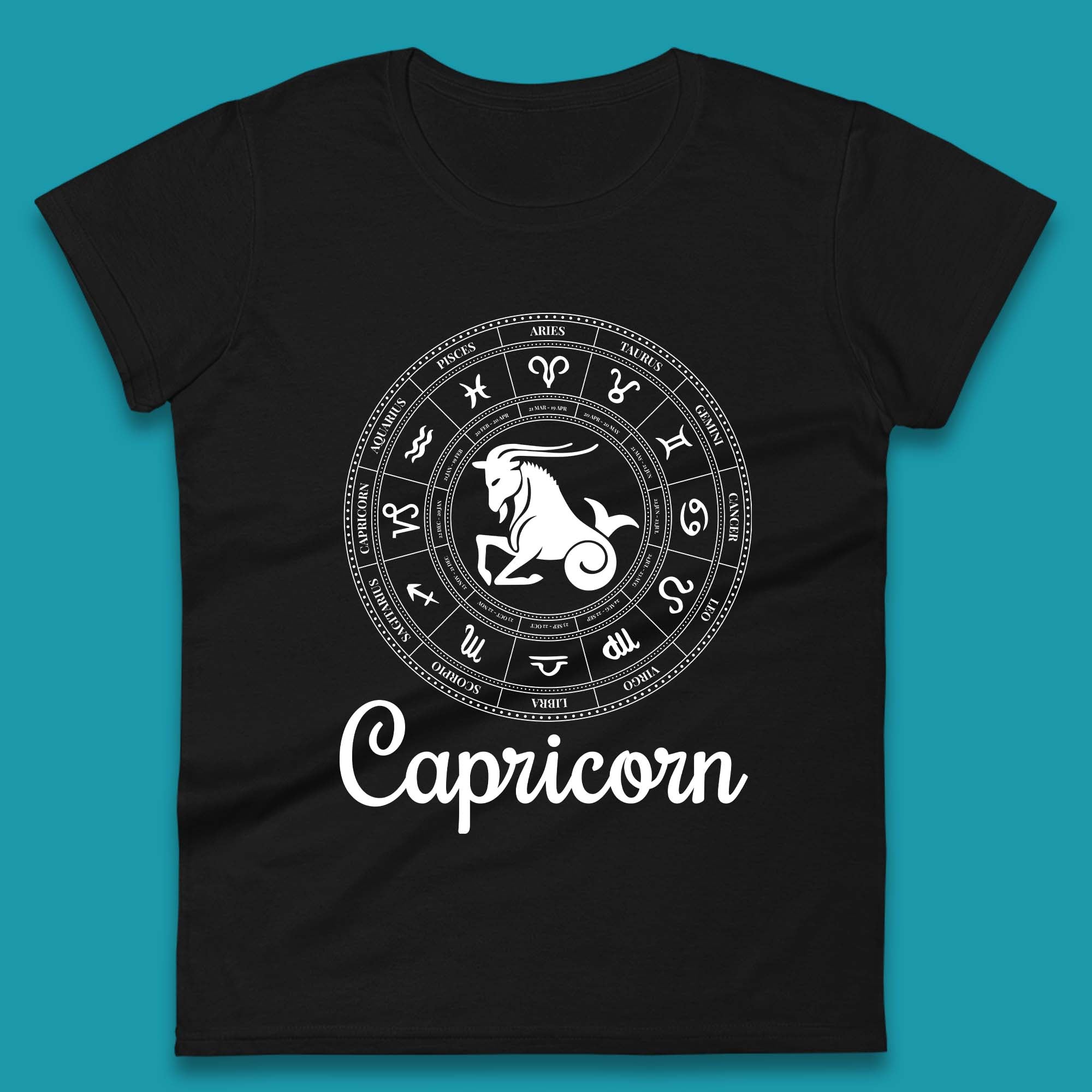 Capricorn Womens T-Shirt Mens Tops Tees Unisex 3XL