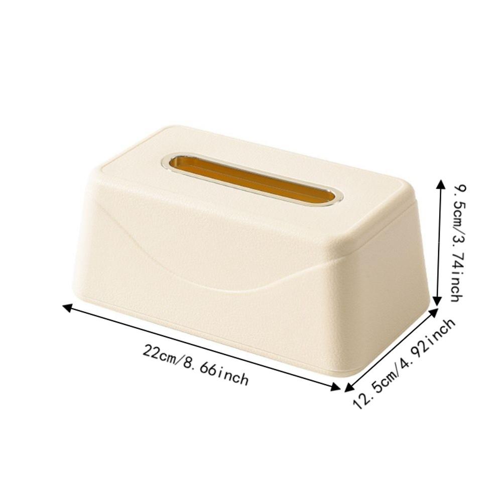 Elegant Napkin Holder Refillable Tissue Wipes Distributor Case Desktop Tissue Dispenser  Desktop