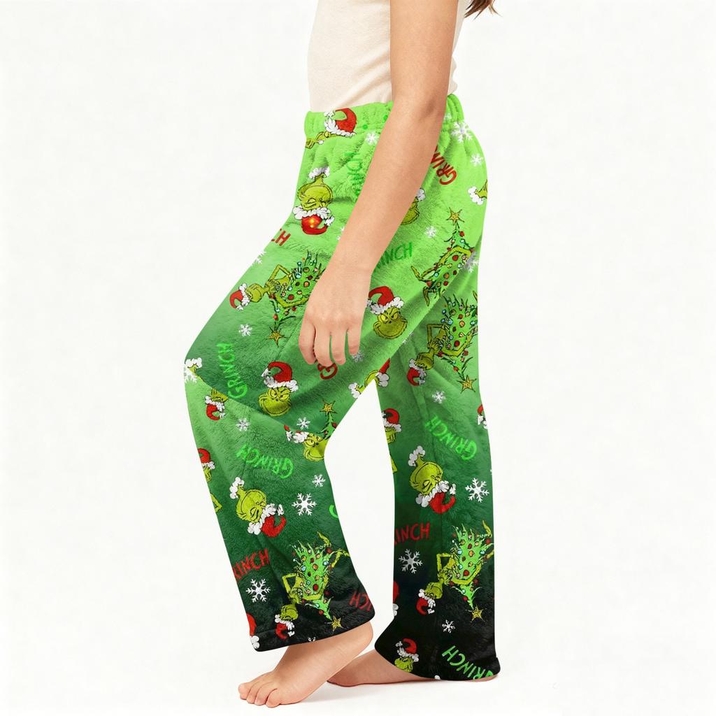 Children's Pyjamas Bottoms Printed Soft Comfortable Pyjama Children's Winter Pants