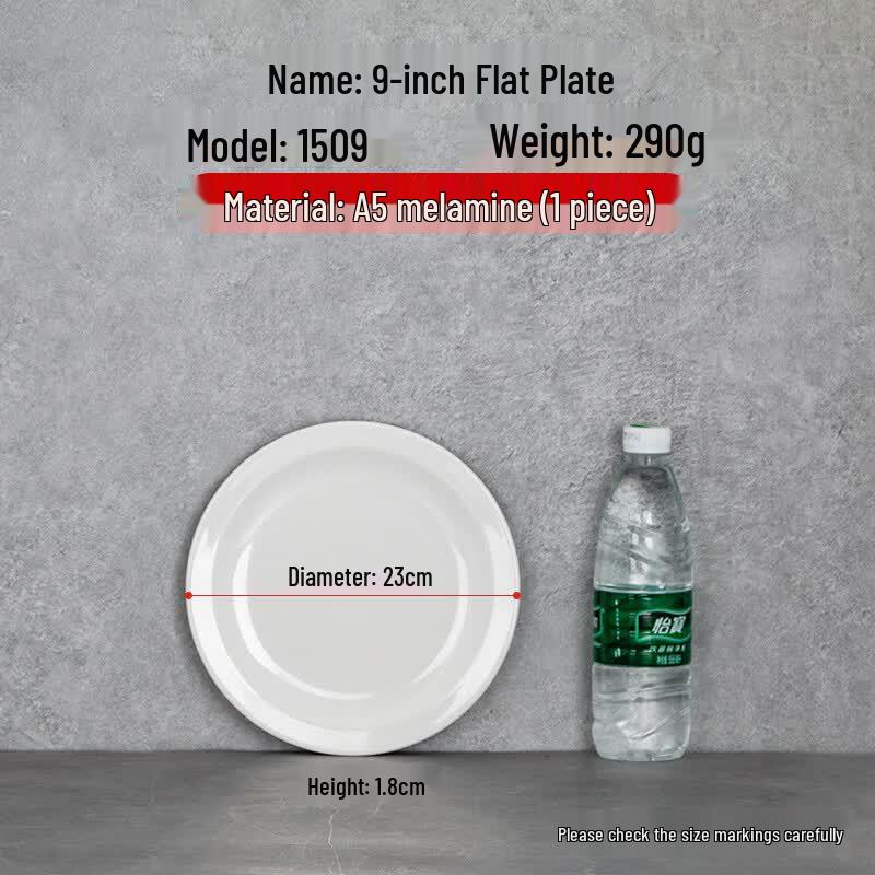 KANGMO White Round Melamine Bone Dish