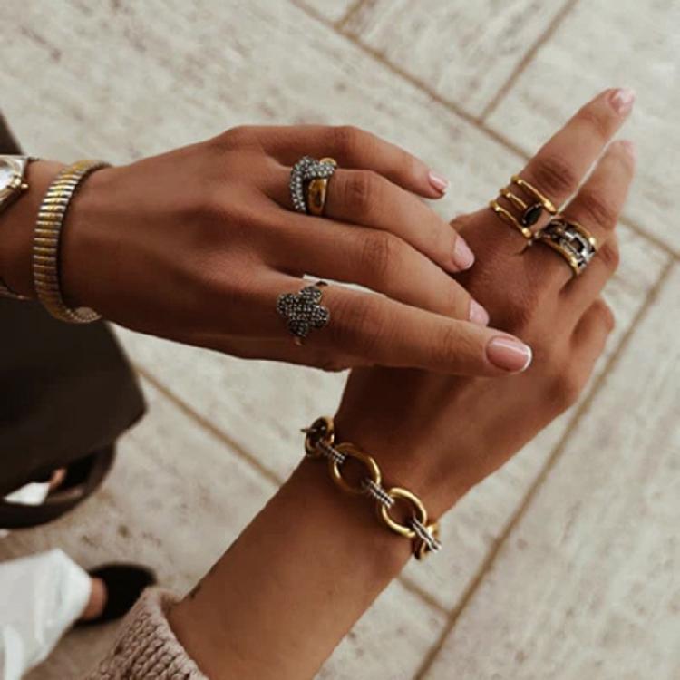 Delicate 18K Gold Plated Chain Bracelet Elegant Styles Suitable for Both Casual and Formal Special Event Daily Use