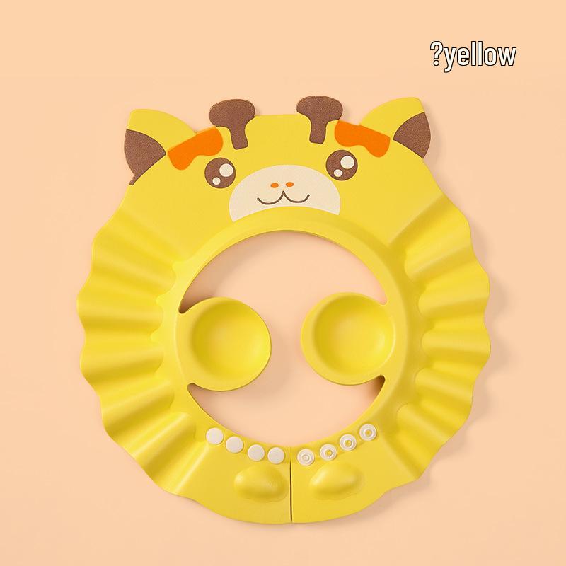 Verstellbare Baby- und Kleinkind-Wasserdichte Shampoo-Kappe mit Ohrenschutz