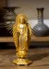 Amitabha Buddha gold Shuun Shinshu Honganji Takaoka bronzeware Buddha statue, 15.7cm (24k plated), sculptor Makita, model "Jodo (West)", (Amitabha