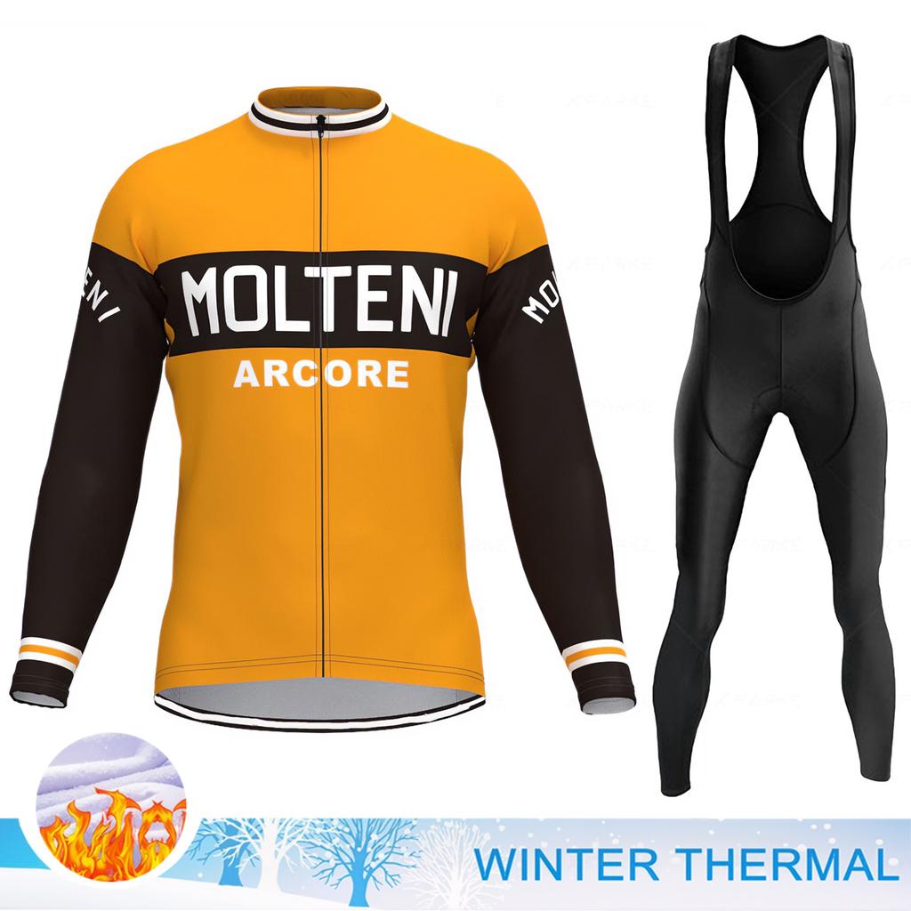 Bicycle Clothing Men's Winter Cycling Set Men Bike Clothes Man Cycling Outfit Man Clothes Sets Male Shirts Winter Cycle Jersey