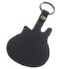 Guitar Picks Holder Case with 3 Picks, PU Leather Picks Bag and Picks Carrying Case with Keyring for Guitar Bass Ukulele