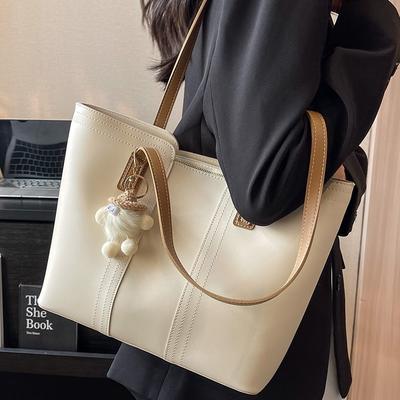 Große Kapazität Neue stilvolle Textur Umhängetasche Frühling und Sommer Vielseitige Pendler-Einkaufstasche