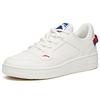Anta Synthetic Leather Casual Coverage Slip Resistant Low Top Skateboard Shoes Men's White Blue Red 912018022-1