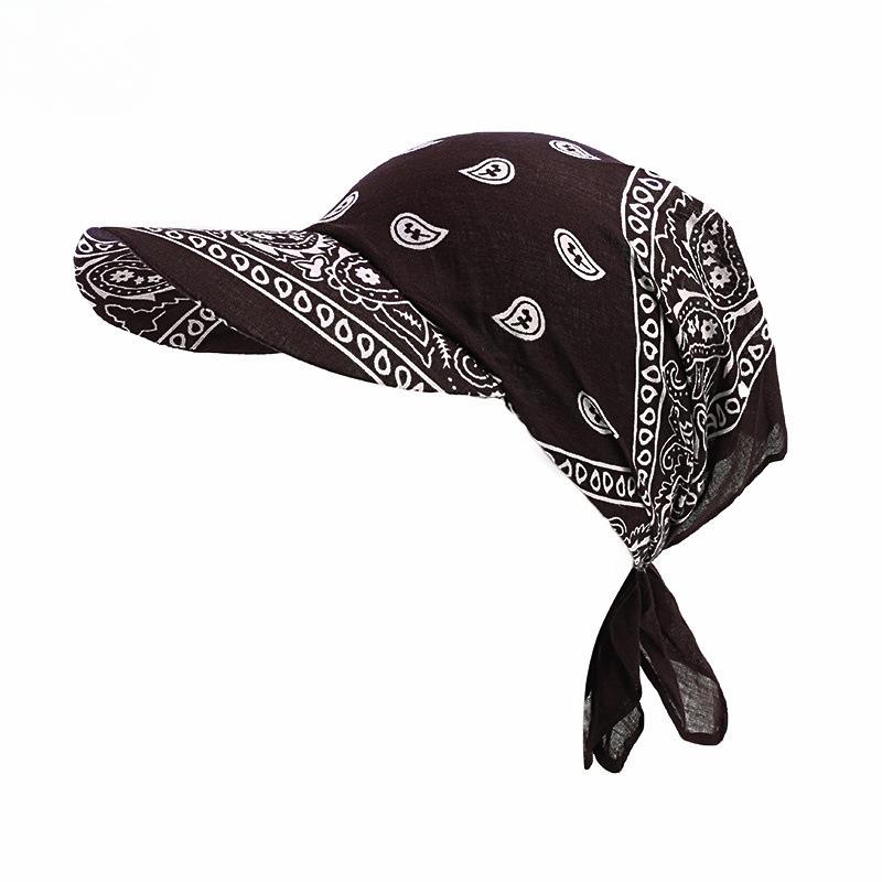 Baseball Cap Brim Sunshade Women Men Hat Korean Square Scarf Cap Soft Headscarf
