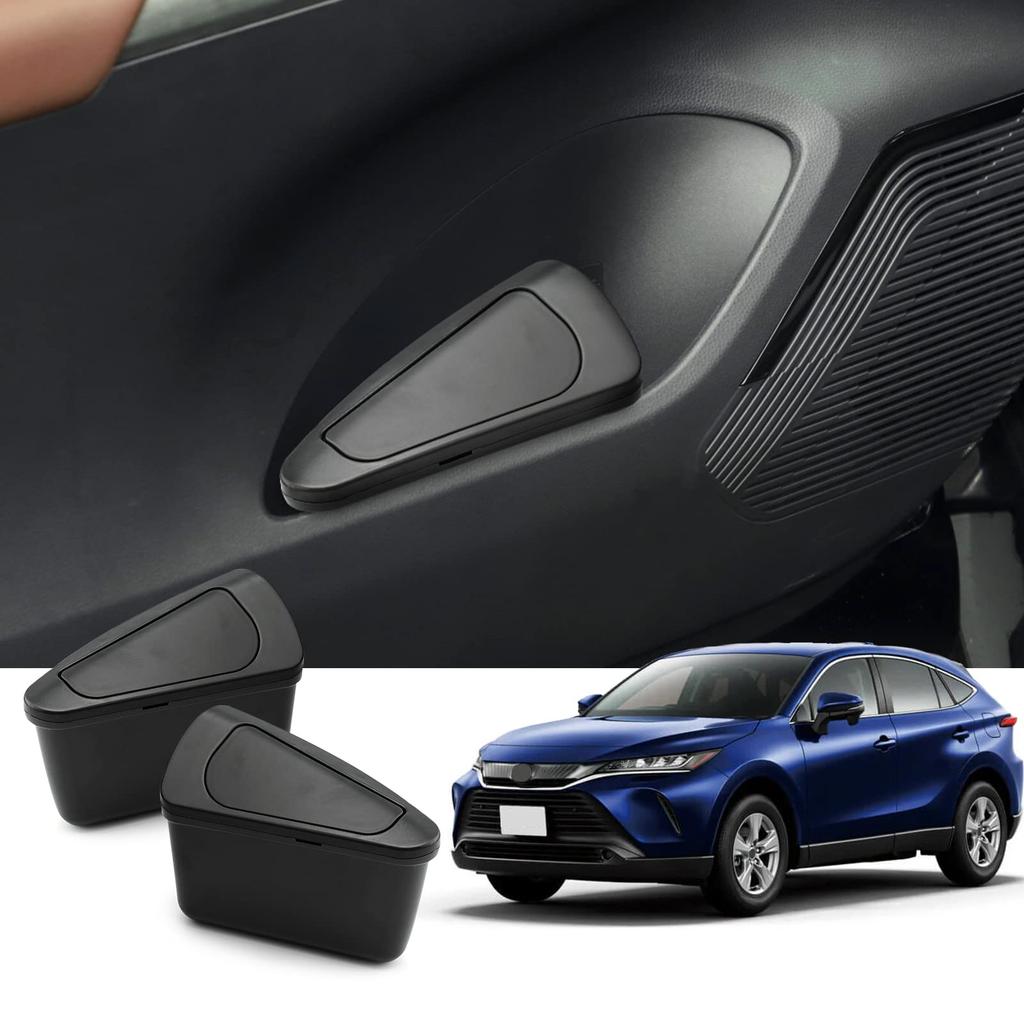 RUIYA Set of 2 Toyota Harrier 80 Series Trash Door Trash ABS 80 Harrier Car Side Small Item Easy to Harrier 80 Series Custom Seat and Passenger Set of