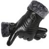 Winter Padded And Thickened Cold Warm Outdoor Riding Driving Non-slip Touch Screen Cotton Gloves